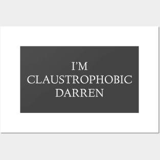 Gemma Collins Quote - I’m claustrophobic Darren Funny meme Posters and Art